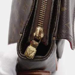 Pre Owned Louis Vuitton Viva Cite GM Brown Monogram Canvas Shoulder Bag