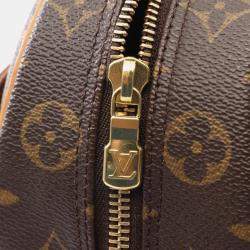 Pre Owned Louis Vuitton Blois Shoulder Crossbody Bag  Monogram Leather Brown