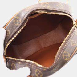 Pre Owned Louis Vuitton Blois Shoulder Crossbody Bag  Monogram Leather Brown