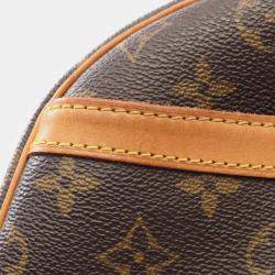 Pre Owned Louis Vuitton Blois Shoulder Crossbody Bag  Monogram Leather Brown