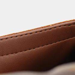 Pre Owned Louis Vuitton Blois Shoulder Crossbody Bag  Monogram Leather Brown