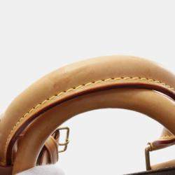 Louis Vuitton Keepall 45 Travel Hand Bag Monogram Leather Brown