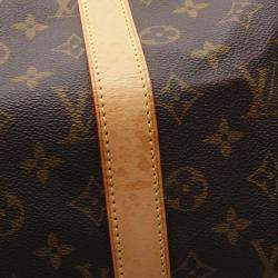 Louis Vuitton Keepall 45 Travel Hand Bag Monogram Leather Brown