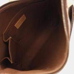 Pre Owned Louis Vuitton Odeon PM Brown Monogram Canvas Crossbody Bag