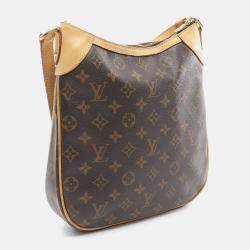 Pre Owned Louis Vuitton Odeon PM Brown Monogram Canvas Crossbody Bag