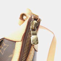 Pre Owned Louis Vuitton Odeon PM Brown Monogram Canvas Crossbody Bag