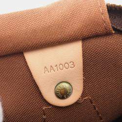Louis Vuitton Speedy 30 Hand Bag Monogram Leather Brown