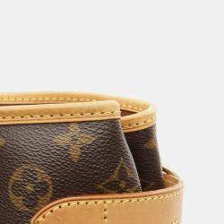 Pre Owned Louis Vuitton Batignolles Horizontal Brown Monogram Canvas Shoulder Bag