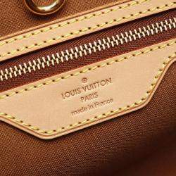 Pre Owned Louis Vuitton Batignolles Horizontal Brown Monogram Canvas Shoulder Bag