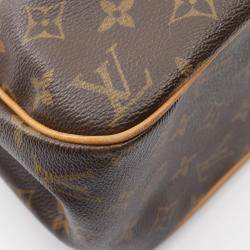 Pre Owned Louis Vuitton Batignolles Horizontal Brown Monogram Canvas Shoulder Bag