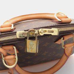 Pre Owned Louis Vuitton Alma Brown Monogram Canvas Handbag