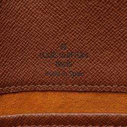 Pre Owned Louis Vuitton Musette Tango Long Strap Brown Monogram Canvas Shoulder Bag