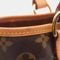 Pre Owned Louis Vuitton Batignolles Horizontal Brown Monogram Canvas Shoulder Bag