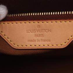 Pre Owned Louis Vuitton Batignolles Horizontal Brown Monogram Canvas Shoulder Bag