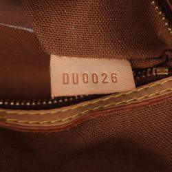 Pre Owned Louis Vuitton Batignolles Horizontal Brown Monogram Canvas Shoulder Bag