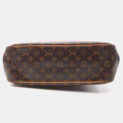 Pre Owned Louis Vuitton Batignolles Horizontal Brown Monogram Canvas Shoulder Bag