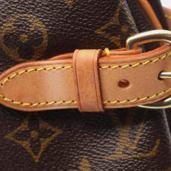 Pre Owned Louis Vuitton Batignolles Horizontal Brown Monogram Canvas Shoulder Bag
