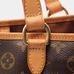 Pre Owned Louis Vuitton Batignolles Horizontal Brown Monogram Canvas Shoulder Bag