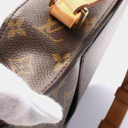 Pre Owned Louis Vuitton Saint Cloud GM  Monogram Leather Shoulder Bag