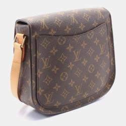Pre Owned Louis Vuitton Saint Cloud GM  Monogram Leather Shoulder Bag