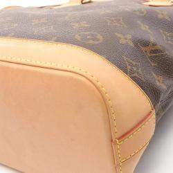 Pre Owned  Louis Vuitton Lockit Brown Game On Monogram Canvas Handbag