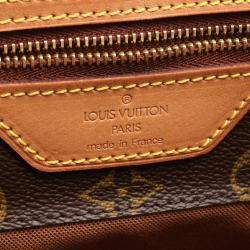 Pre Owned  Louis Vuitton Cabas Alto Brown Monogram Canvas Tote Bag