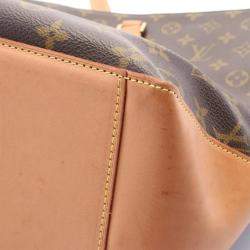 Pre Owned  Louis Vuitton Cabas Alto Brown Monogram Canvas Tote Bag