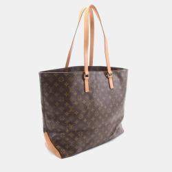 Pre Owned  Louis Vuitton Cabas Alto Brown Monogram Canvas Tote Bag