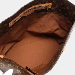 Pre Owned  Louis Vuitton Cabas Alto Brown Monogram Canvas Tote Bag