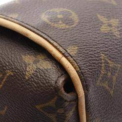 Pre Owned Louis Vuitton Abbesses Monogram Leather Brown Shoulder Bag