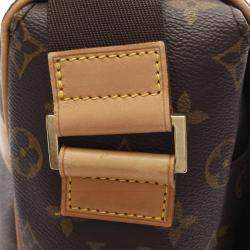 Pre Owned Louis Vuitton Abbesses Monogram Leather Brown Shoulder Bag