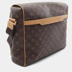 Pre Owned Louis Vuitton Abbesses Monogram Leather Brown Shoulder Bag