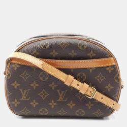 Louis Vuitton Blois Monogram Leather Brown Crossbody Bag