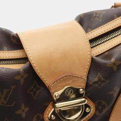 Pre Owned Louis Vuitton Stresa PM Brown Monogram Canvas Shoulder Bag 