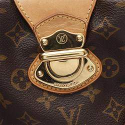 Pre Owned Louis Vuitton Stresa PM Brown Monogram Canvas Shoulder Bag 