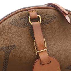 Pre Owned Louis Vuitton Boite Chapeau Souple Brown Monogram Shoulder Bag 
