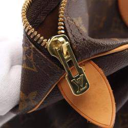 Louis Vuitton Keepall 45 Hand Travel Bag  Monogram Leather Brown