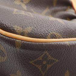 Louis Vuitton Clara Shoulder Bag Monogram Leather Brown