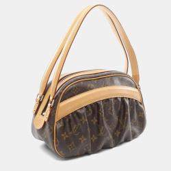Louis Vuitton Clara Shoulder Bag Monogram Leather Brown
