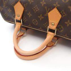 Louis Vuitton Speedy 30 Brown Monogram Leather Handbag