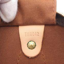 Louis Vuitton Speedy 30 Brown Monogram Leather Handbag
