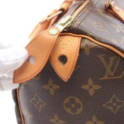 Louis Vuitton Speedy 30 Brown Monogram Leather Handbag