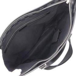 Pre Owned Louis Vuitton Tadao Black Damier Graphite Tote Bag