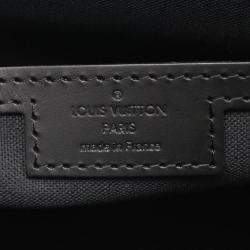 Pre Owned Louis Vuitton Tadao Black Damier Graphite Tote Bag