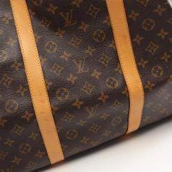 Louis Vuitton Keepall Bandouriere 60 Monogram Travel Bag 