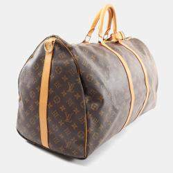 Louis Vuitton Keepall Bandouriere 60 Monogram Travel Bag 