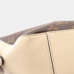 Pre Owned Louis Vuitton Saintonge Brown Monogram Leather Shoulder Bag