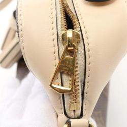 Pre Owned Louis Vuitton Saintonge Brown Monogram Leather Shoulder Bag