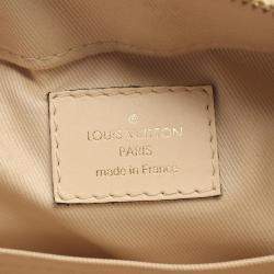 Pre Owned Louis Vuitton Saintonge Brown Monogram Leather Shoulder Bag