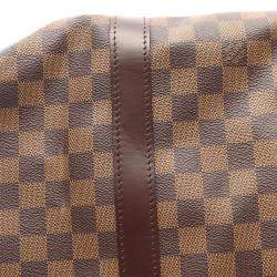 Louis Vuitton Keepall 50 Travel Hand Bag  Damier Leather Ebene